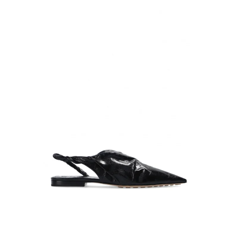 Bottega Veneta Pointed Toe Slingback Flats