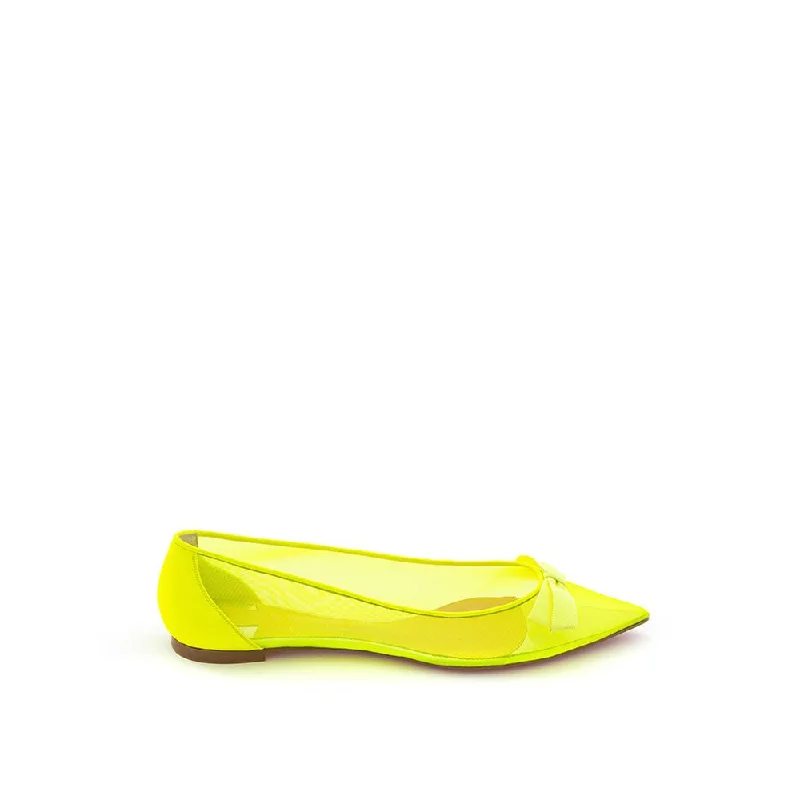 Christian Louboutin Sunshine  Mesh Flat Women's Elegance