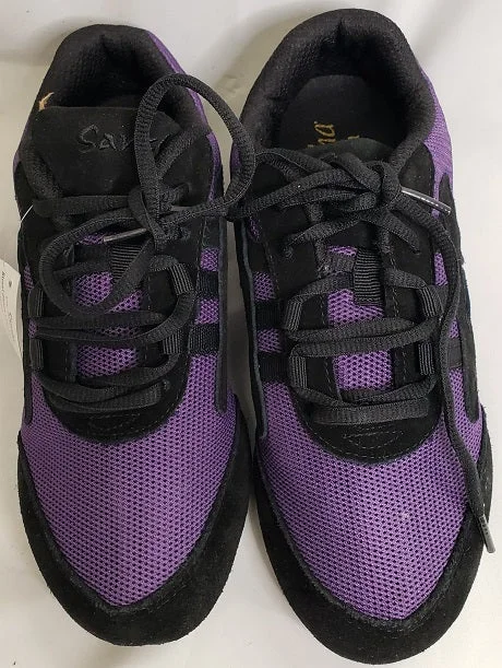 Salsera -- Full Suede Sole Dancesneaker -- Purple/Black