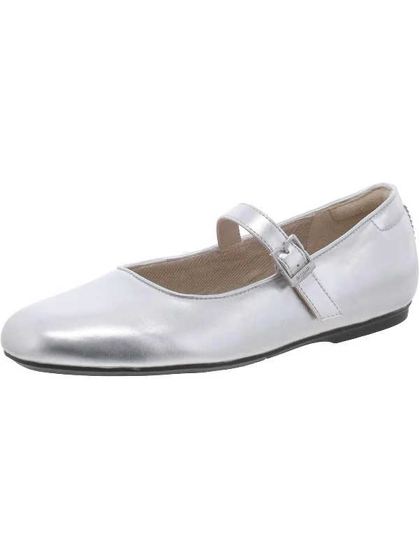 Wexley Jane Womens Faux Leather Slip-On Mary Janes