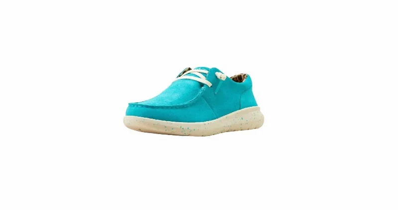 Women's Hilo Shoes In Brightest Turquoise