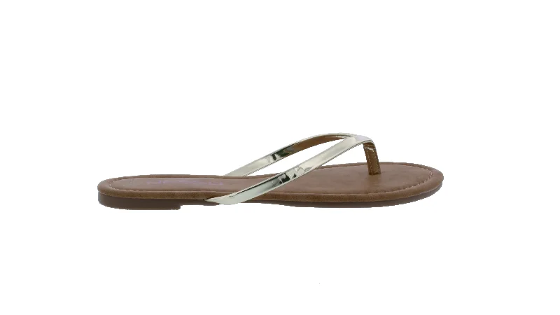 Women Patent Flip Flop