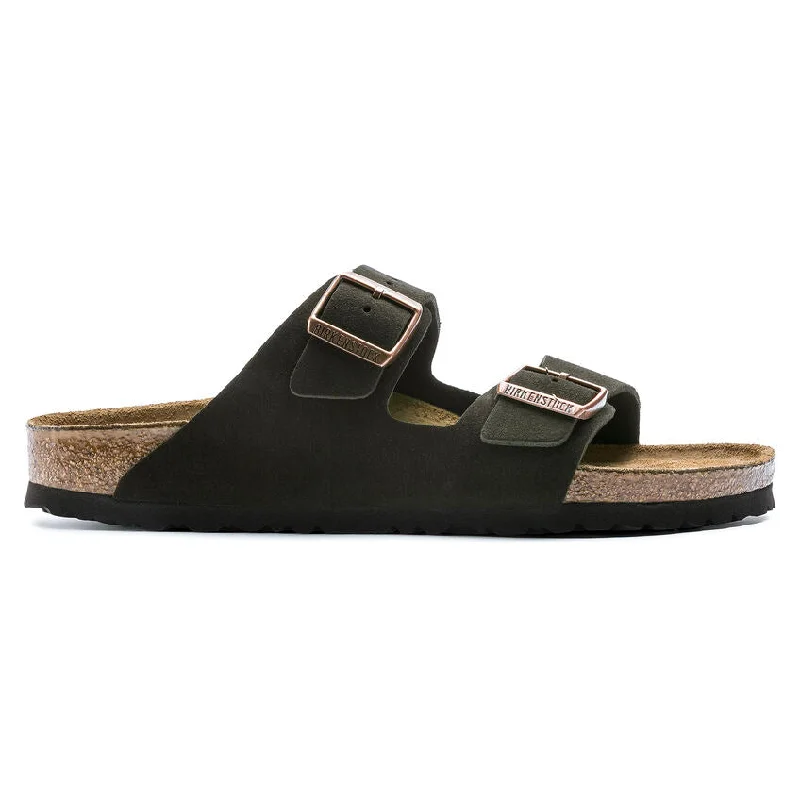 UNISEX BIRKENSTOCK ARIZONA SOFT FOOTBED | MOCHA / SUEDE