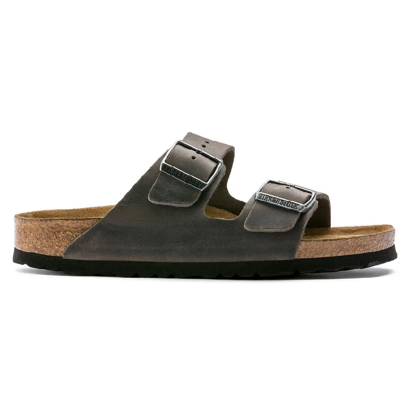 UNISEX BIRKENSTOCK ARIZONA SOFT FOOT BED | IRON