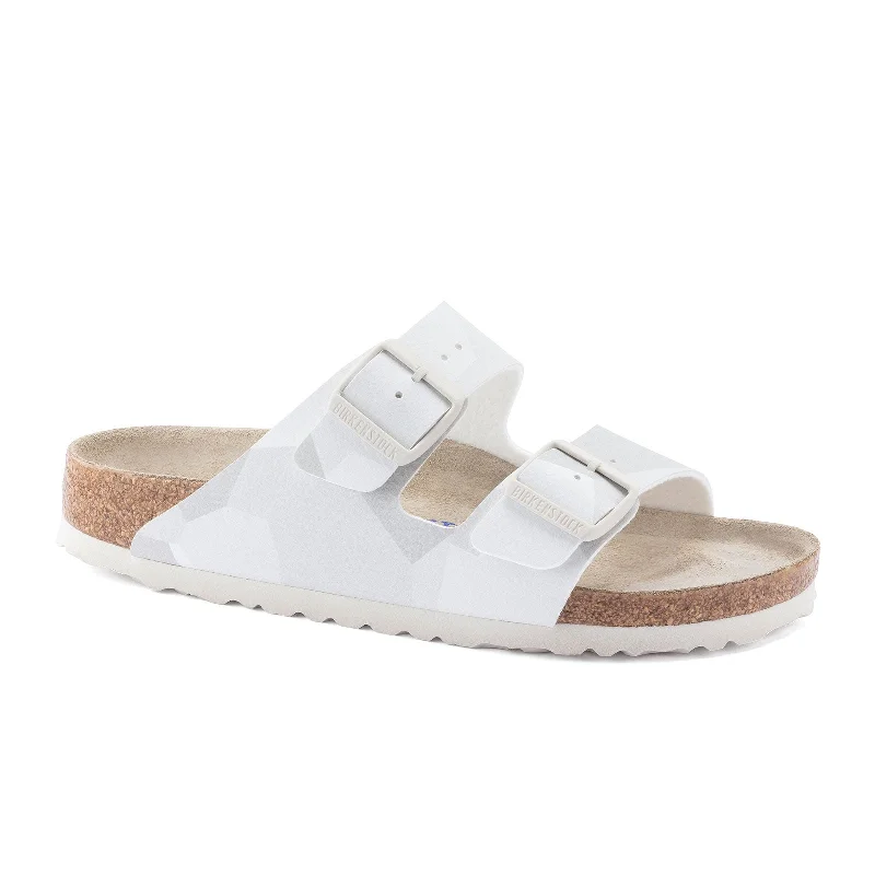 Birkenstock Arizona Soft Footbed Slide Sandal (Women) - Geo Snow Birko-Flor