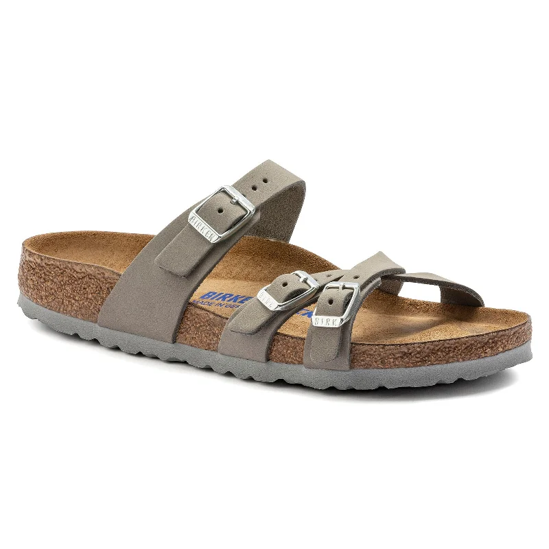 Birkenstock Franca Soft Footbed dove gray nubuck