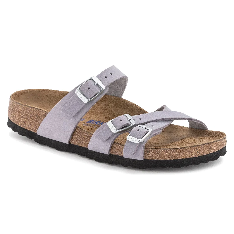 Birkenstock Franca Soft Footbed purple fog nubuck