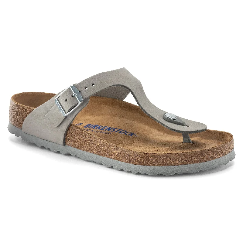 Birkenstock Gizeh Soft Footbed dove gray nubuck