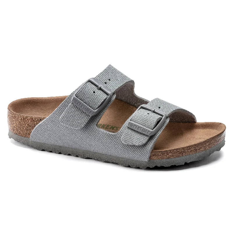 Birkenstock Kids Arizona Vegan stone canvas