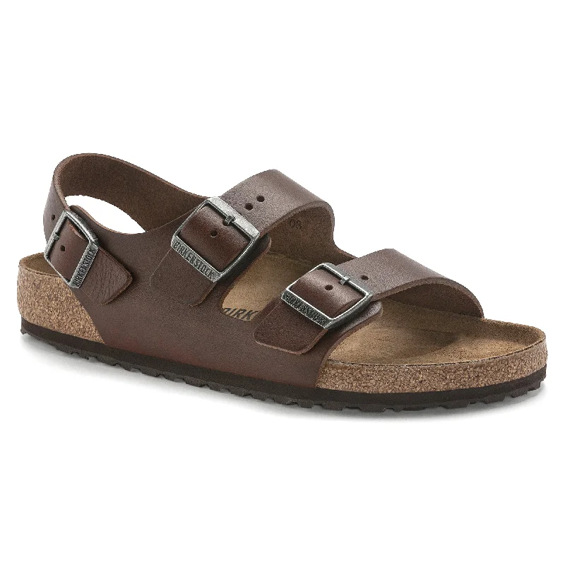 Birkenstock Milano Grip roast vintage leather