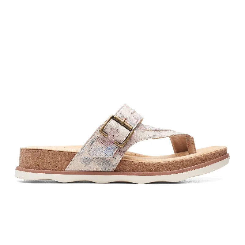 Clarks Brynn Madi Thong Sandal (Women) - Sand Interest