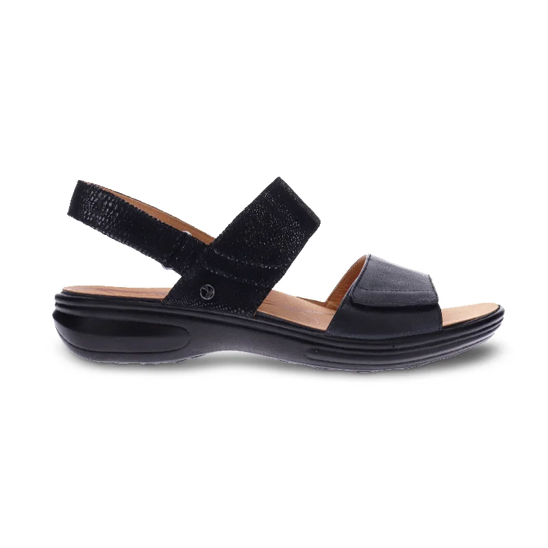 WOMEN'S REVERE COMO | BLACK LIZARD