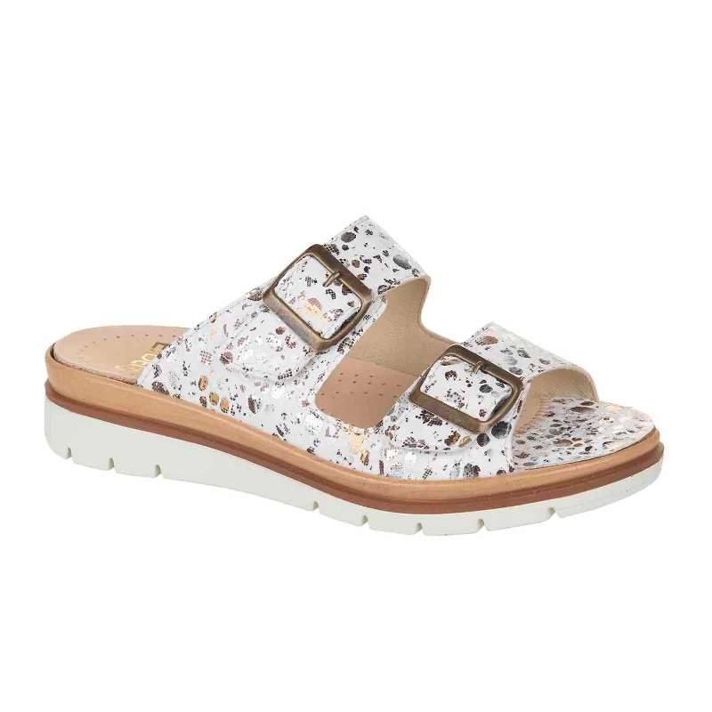 Fidelio Sohle Glory Slide Sandal (Women) - Bianco Brandy