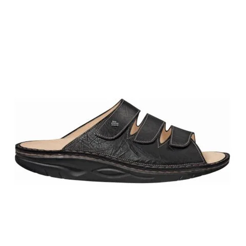 Finn Comfort Andros Slide Sandal (Unisex) - Black