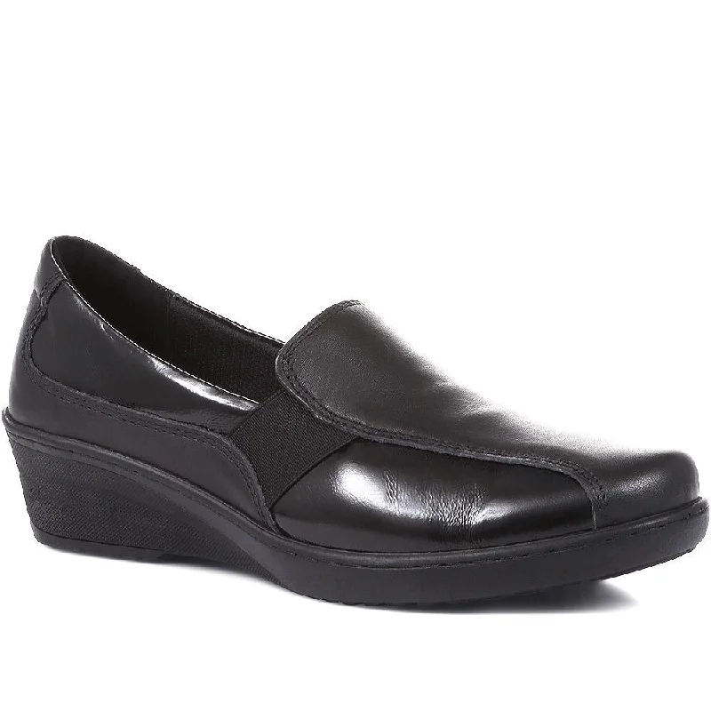 Leather Slip-On Shoes - LUCK36007 / 322 919