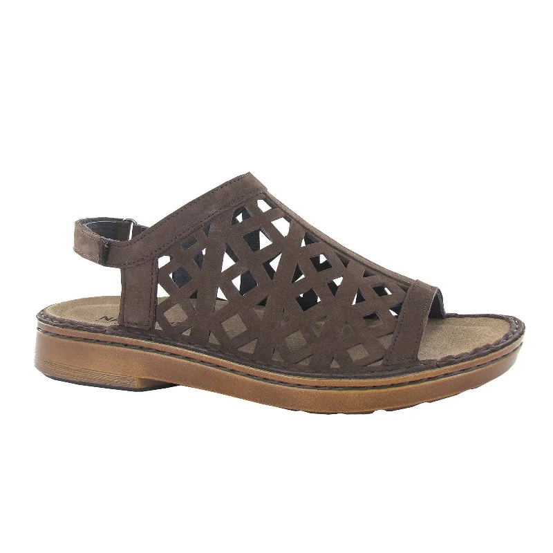 Naot Amadora Sling Sandal (Women) - Coffee Bean Nubuck