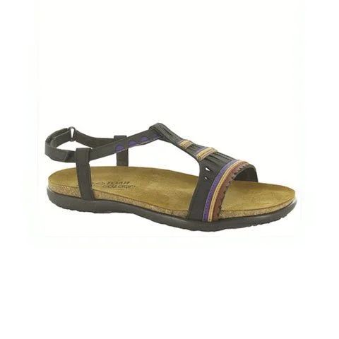 Naot Odelia Backstrap Sandal (Women) - Coal Purple