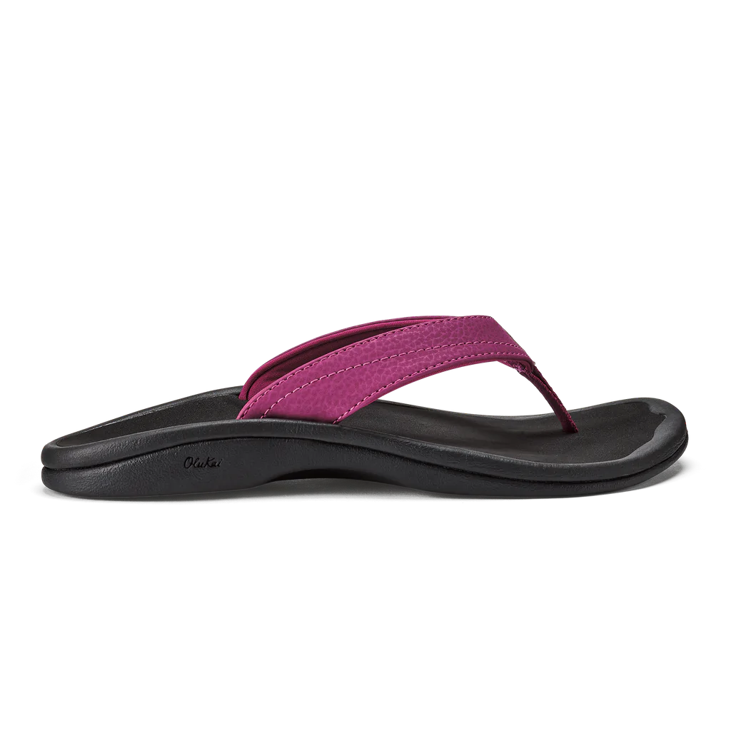 WOMEN'S OLUKAI 'OHANA | ORCHID FLOWER / BLACK