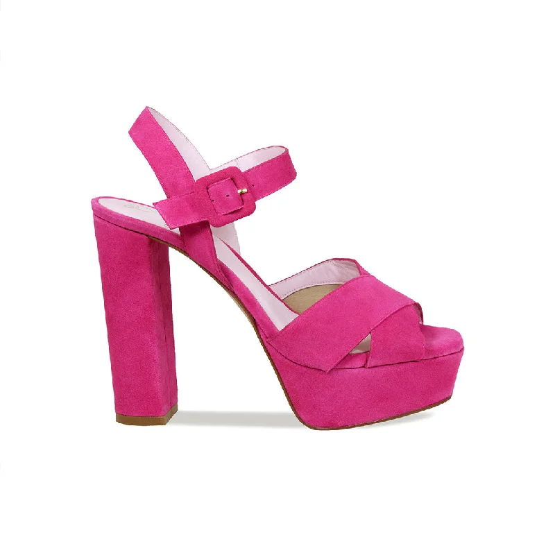 Remy: Fuchsia Suede