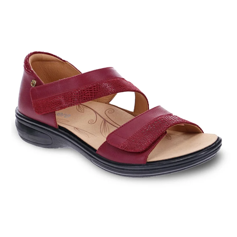 Revere Mauritius Backstrap Sandal (Women) - Cherry Lizard