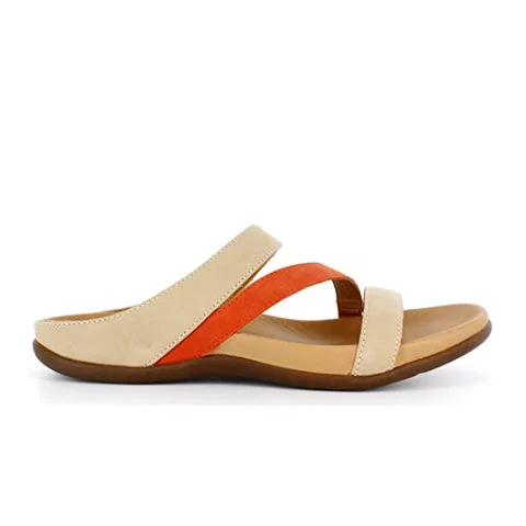 Strive Trio Slide Sandal (Women) - Oxford Tan/Tigerlilly