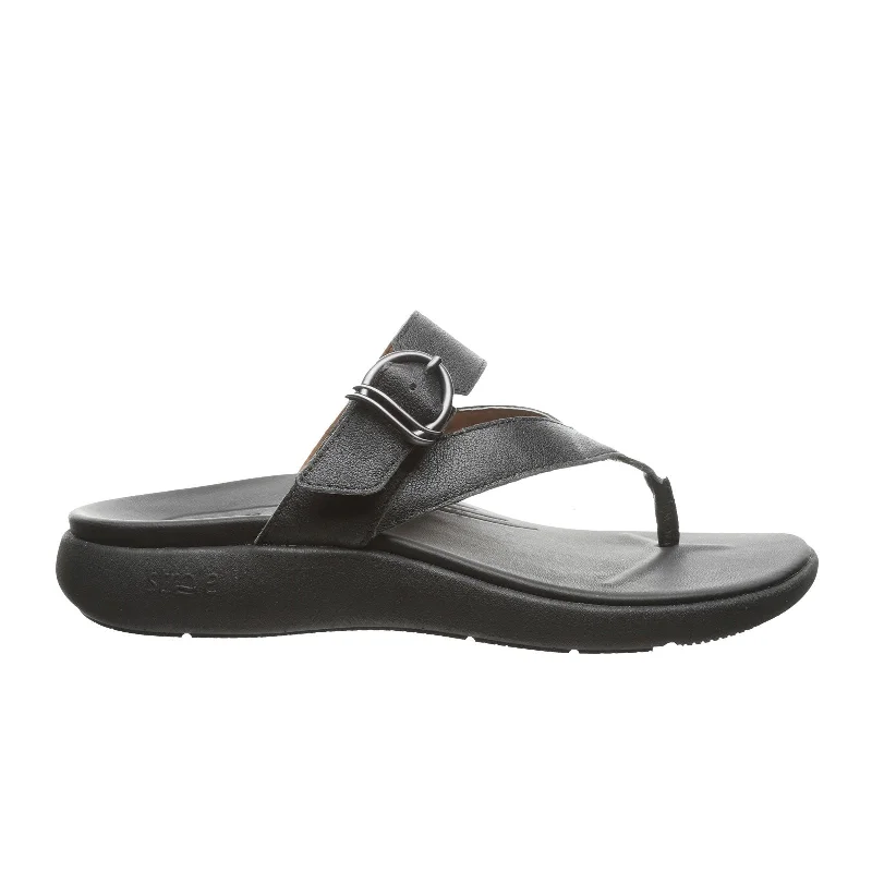 Strole Promenade Thong Sandal (Women) - Black 2