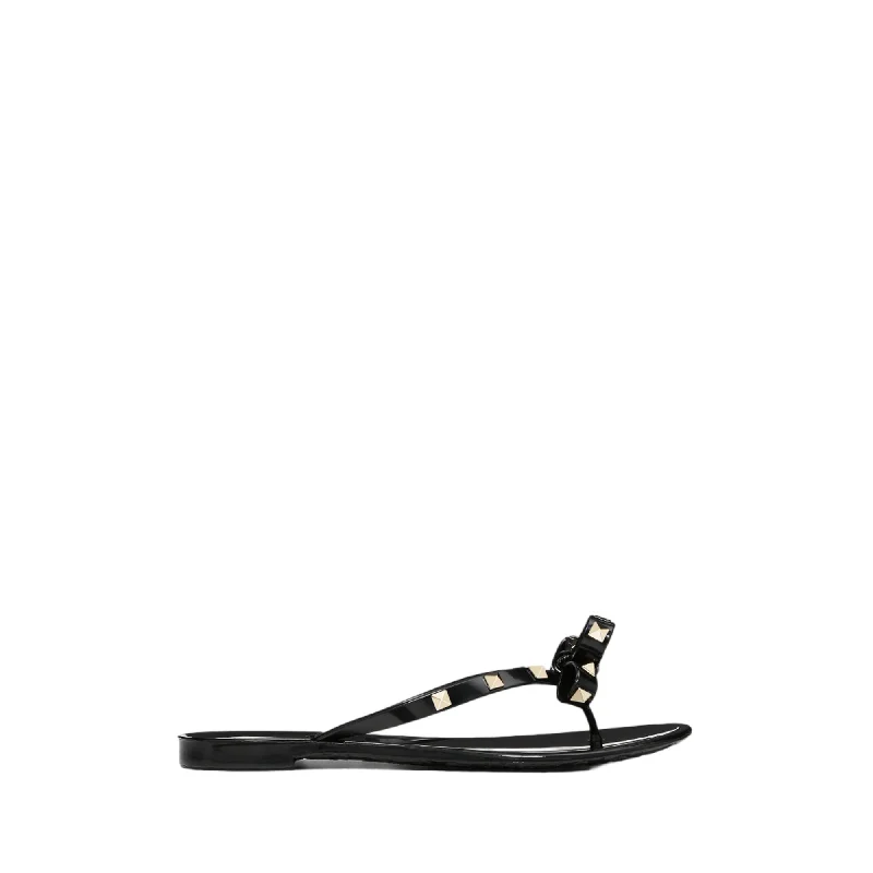 Valentino Garavani Rubber Rockstud Thong Sandals