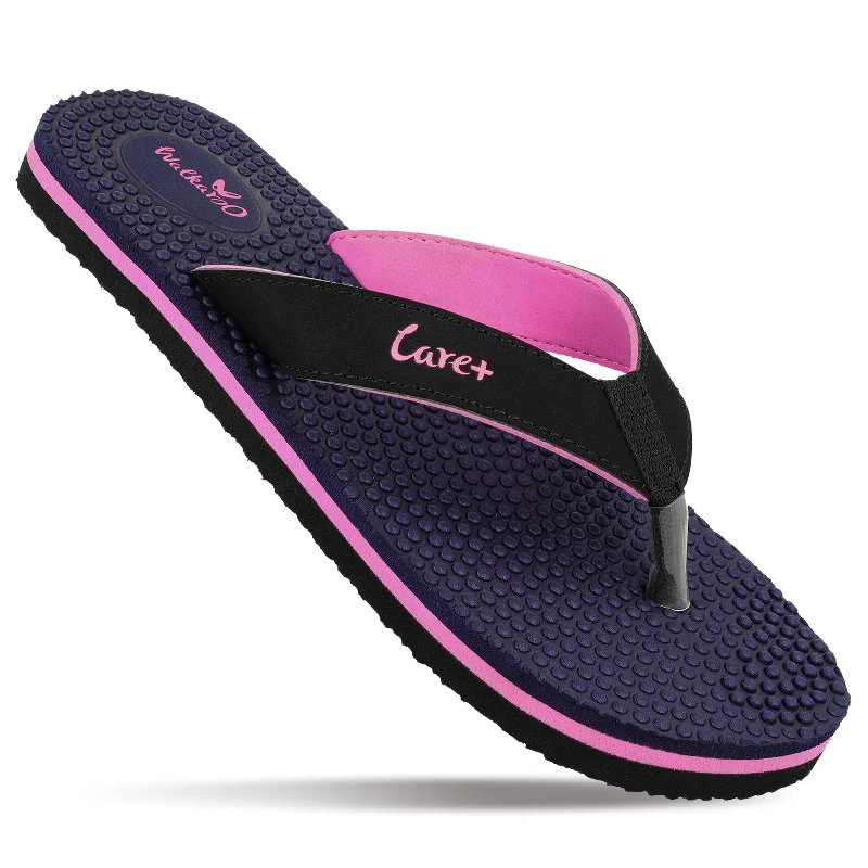 Women's Care Plus Flip-Flop  - WH3960 Navy Blue Pink