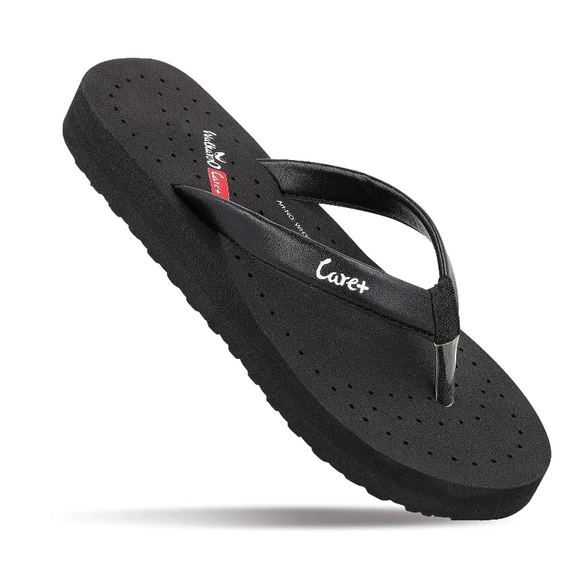 Walkaroo Women's Care Plus Flip-Flop  - WH3967 Black