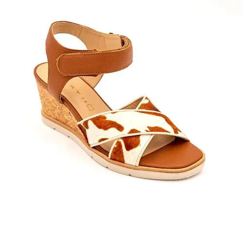 Wirth Hispanita Wedge Sandal (Women) - Cognacature