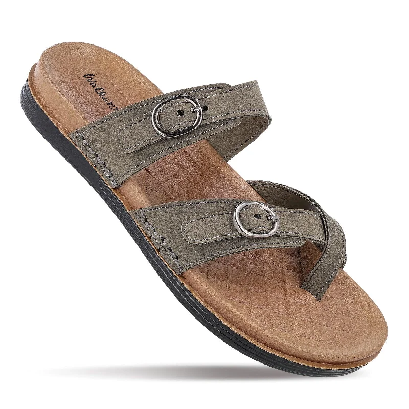 Women's Daily Wear Comfort Sandals - WE2501 OLIVE