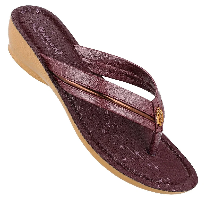 Women's Daily Wear Sandal  - WL7113 Brown Fig