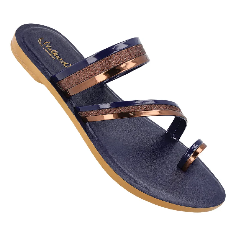 Women's Daily Wear Sandal  - WL7515 Navy Blue