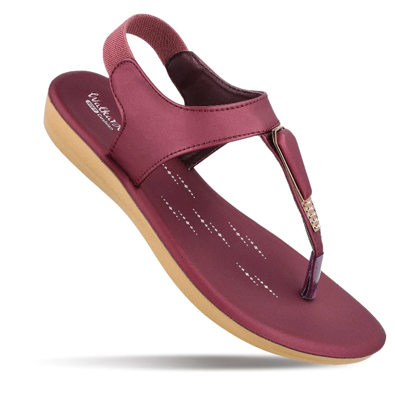 Women's Daily Wear Sandal  - WL7864 Maroon