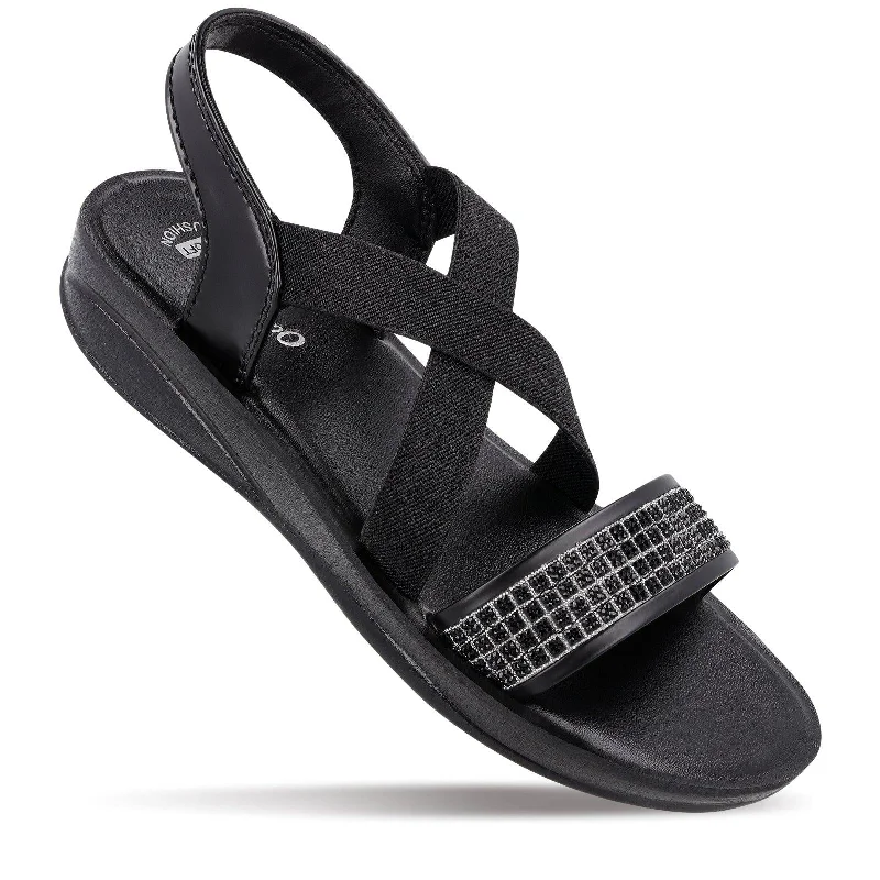 Women's Daily Wear Sandal  - WL7885 Black