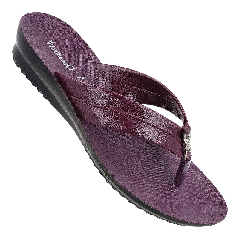 Women's Daily Wear Sandals  - W172 Dark Grape