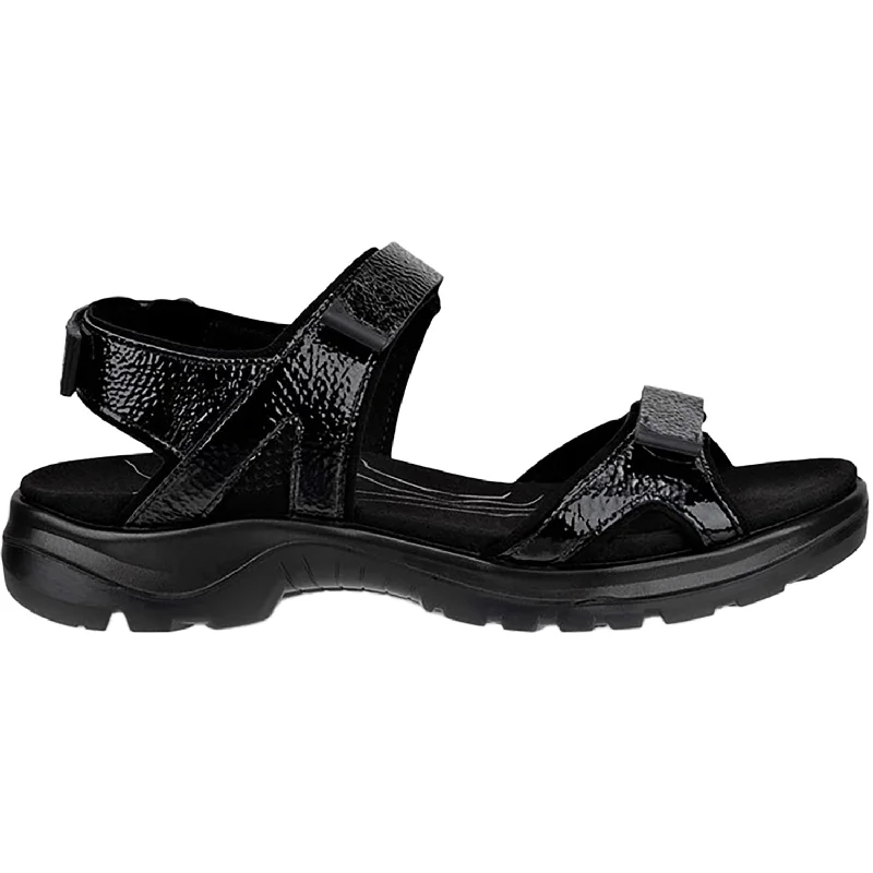 Women's Ecco Yucatan 2.0 3s Black Crinkle Patent