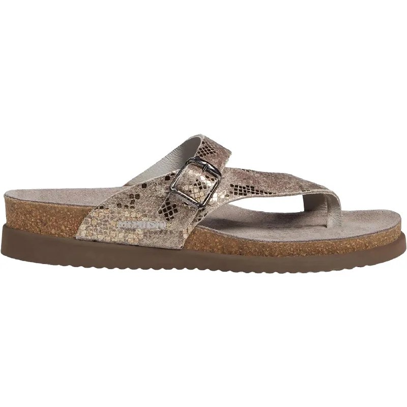 Women's Mephisto Platinum Sand Boa Leather