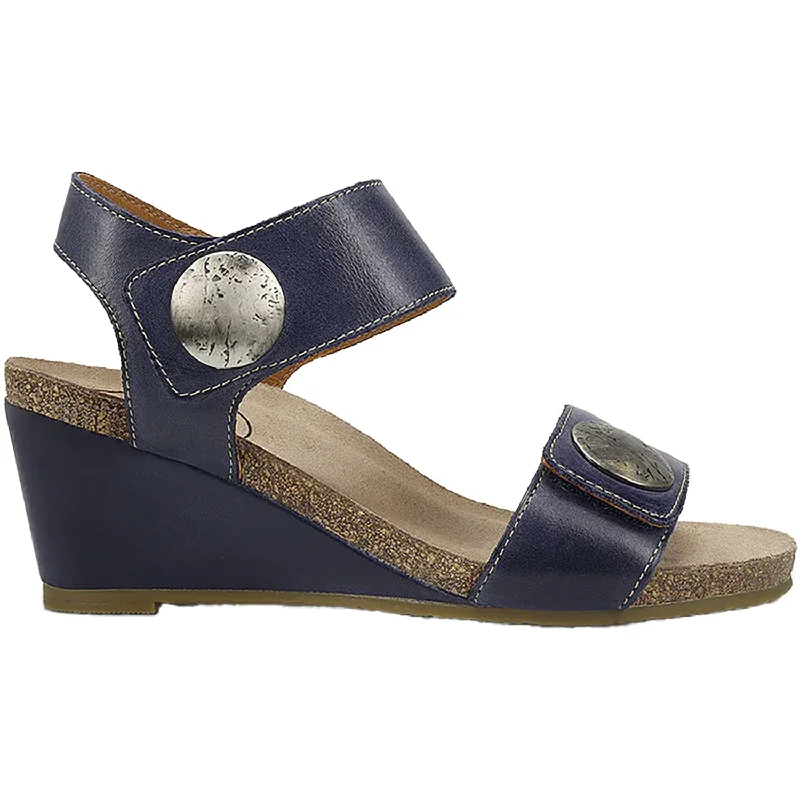 Women's Taos Carousel 3 Dark Blue Leather