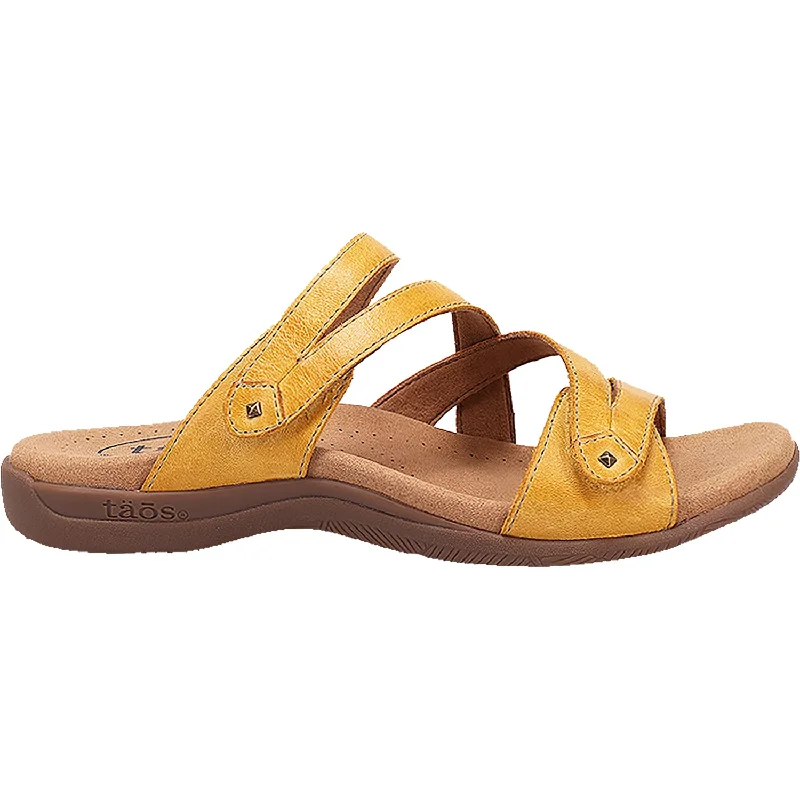 Women's Taos Double U Yellow Leather