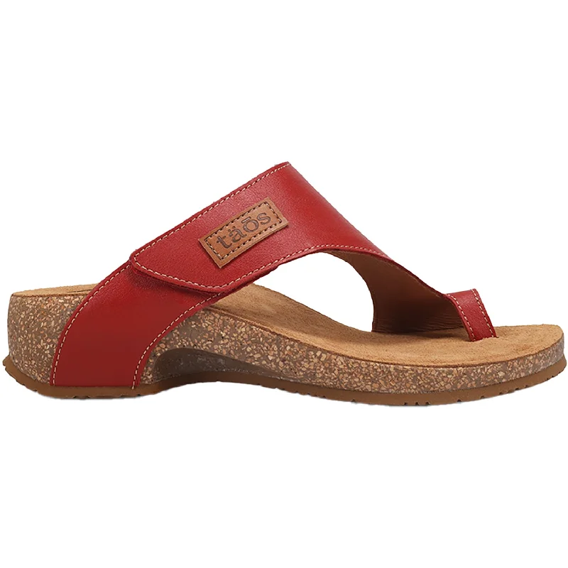 Women's Taos Loop Red Leather