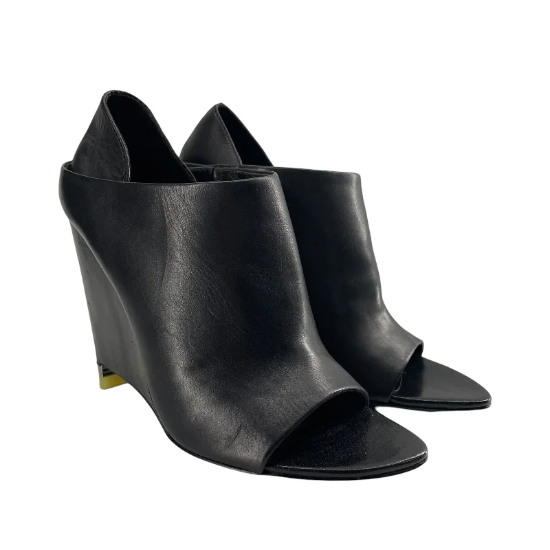 Alexander Wang/Heels/EU 35/Leather/BLK/THICK WEDGE