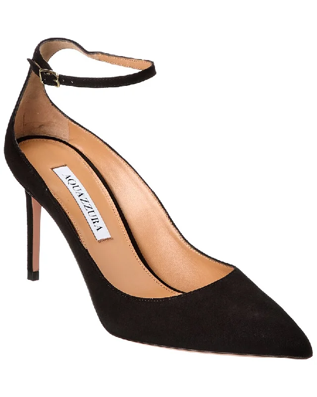 Aquazzura Love Affair 85 Suede Pump