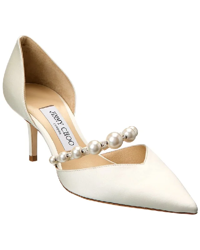 Jimmy Choo Aurelie 85 Satin Pump