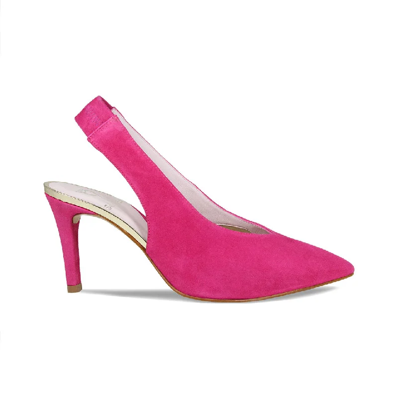 Elsa: Fuchsia Suede