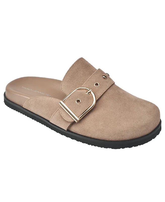 French Connection Women's Reina Buckle Strap Clog