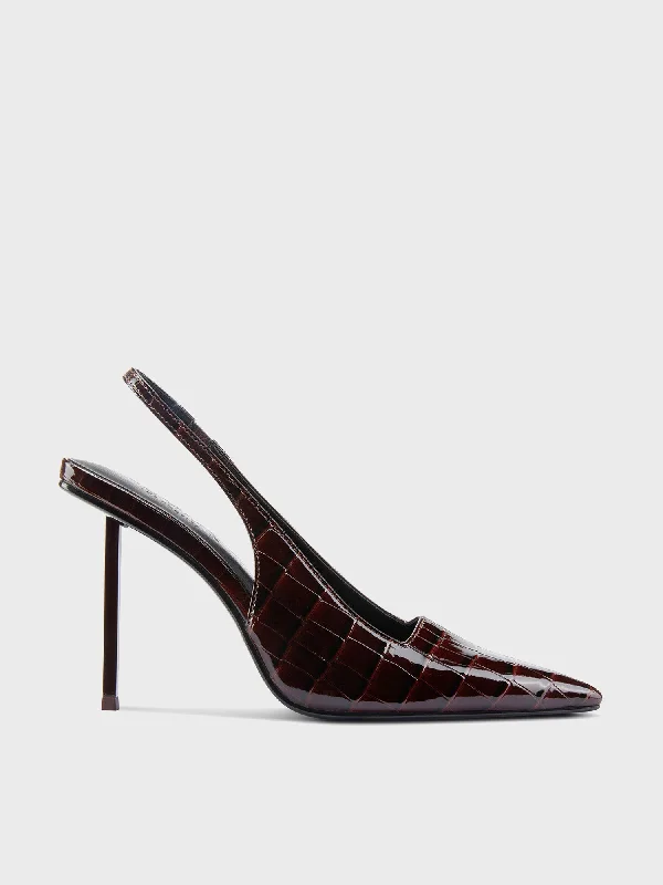 G63 Slingback - Exotic Burgundy