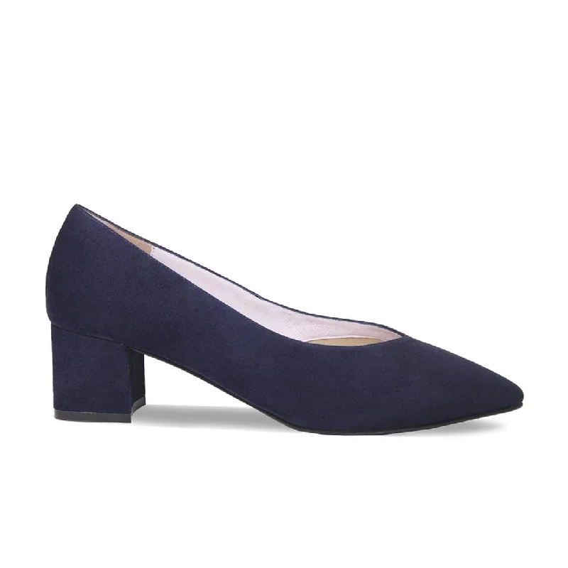 Ingrid: Navy Suede