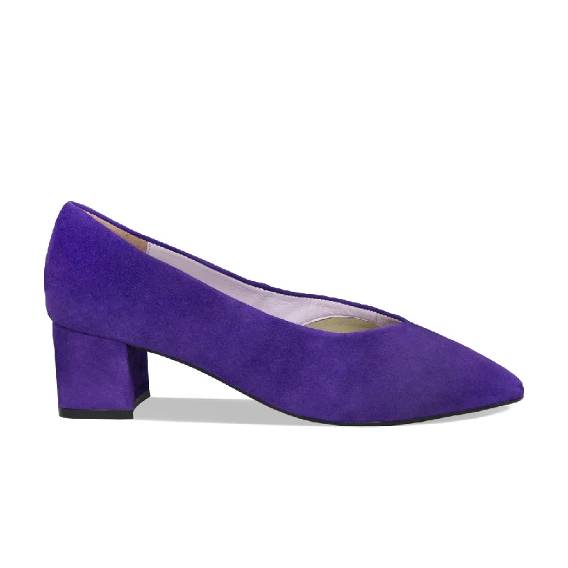 Ingrid: Purple Suede