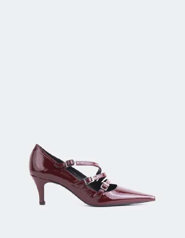 Lenzie Burgundy Patent